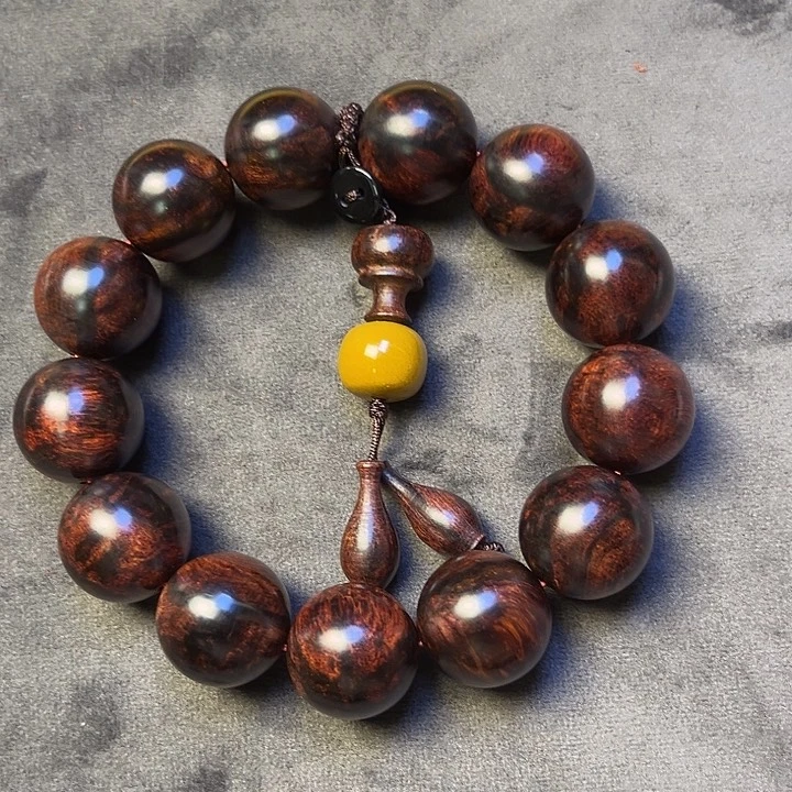 黄花梨/降香黄檀手串/手链1.8紫油梨