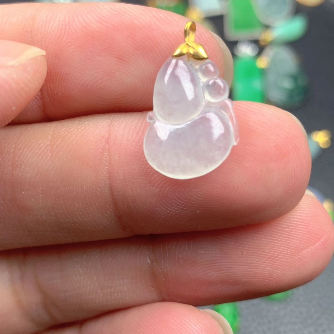 【闪购商品】颈饰18K金镶嵌翡翠翡翠