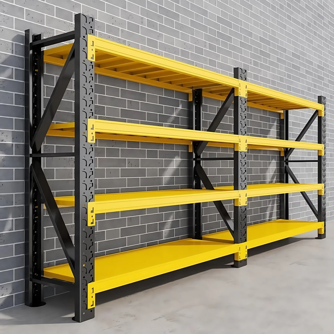 仓储货架置物架多层家用靠墙储物架仓库重型超市车库储物间收纳架