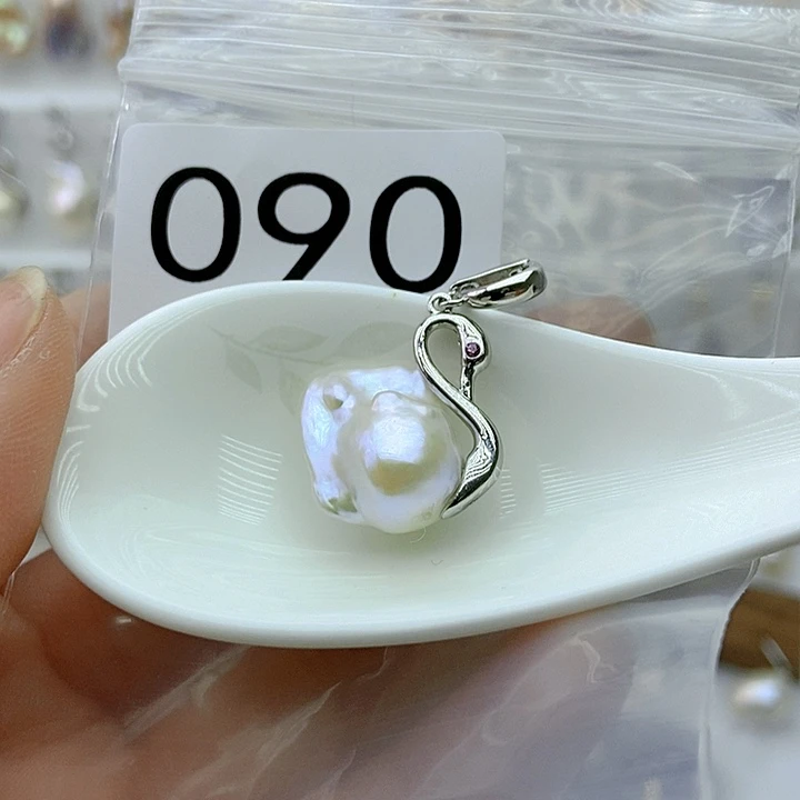 淡水珍珠颈饰银S925镶嵌