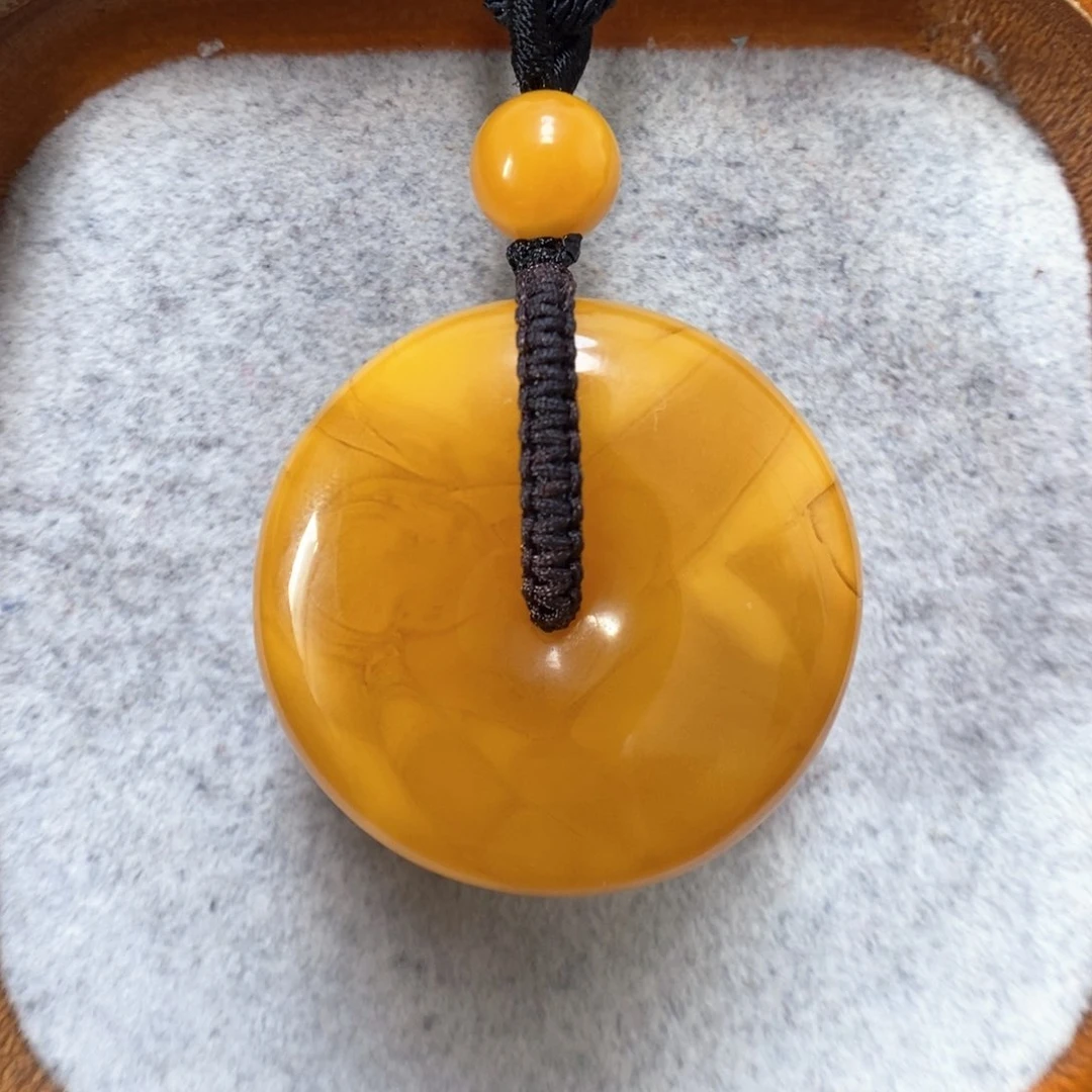 蜜蜡项链未镶嵌蜜蜡吊坠