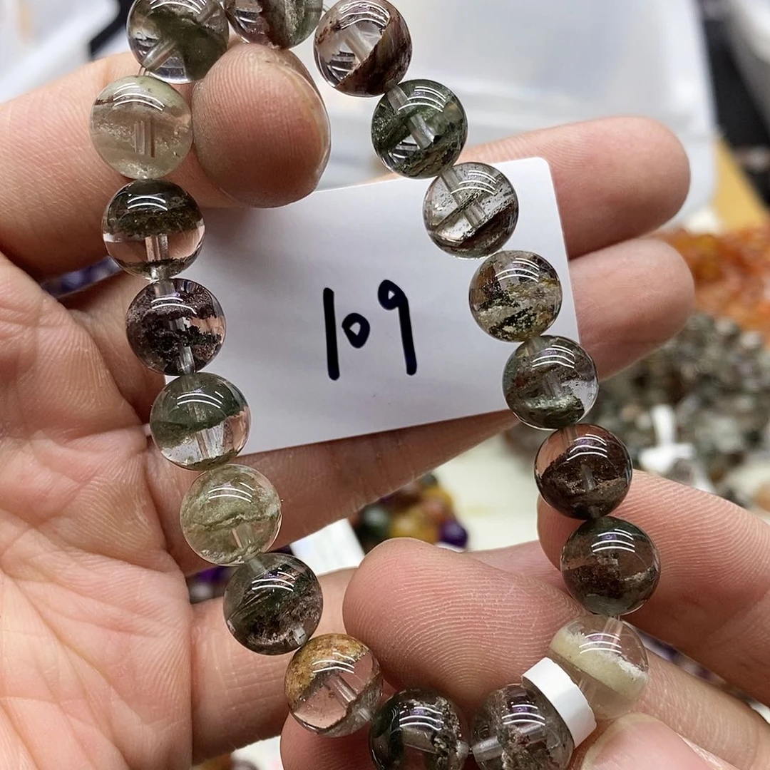 水晶手链未镶嵌多样性发货发一条