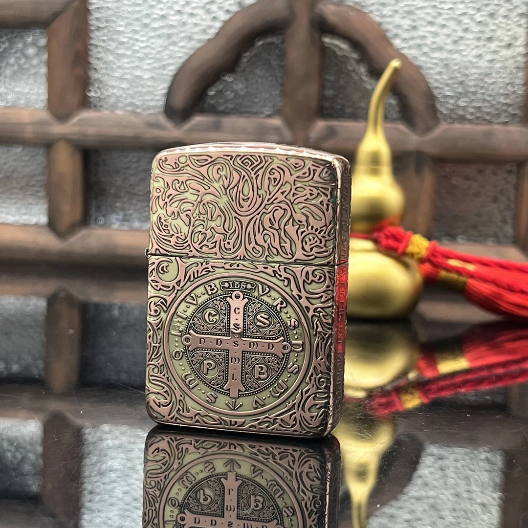 ZIPPO/之宝打火机  康斯坦丁1941镀紫铜双色【小飞甄选】DYJ1