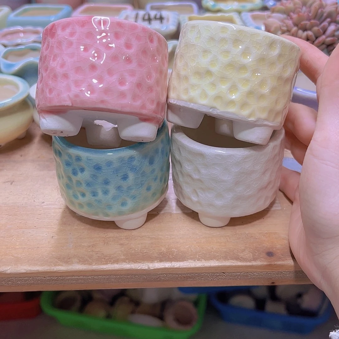 陶瓷花盆当场满12包邮