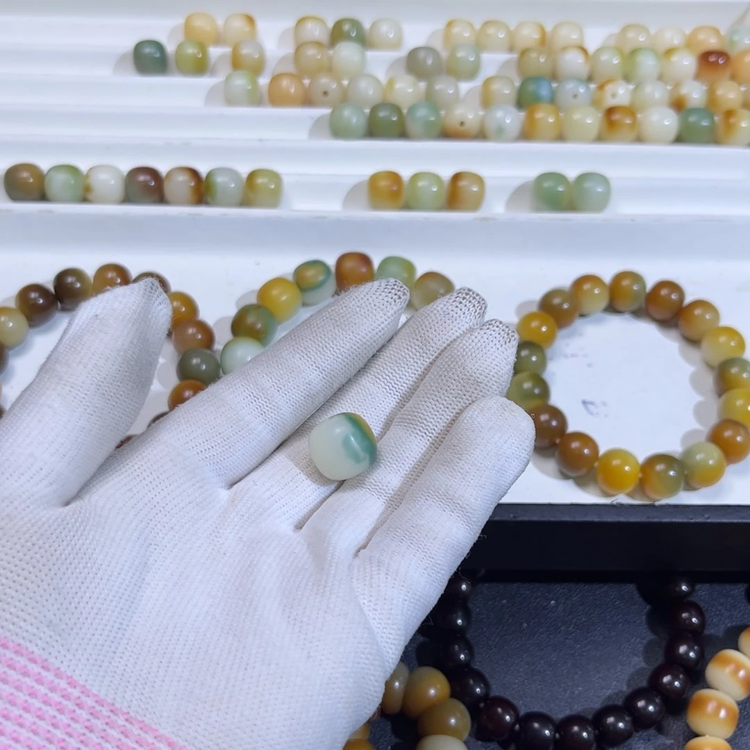 菩提根/象牙果手串钱**古126