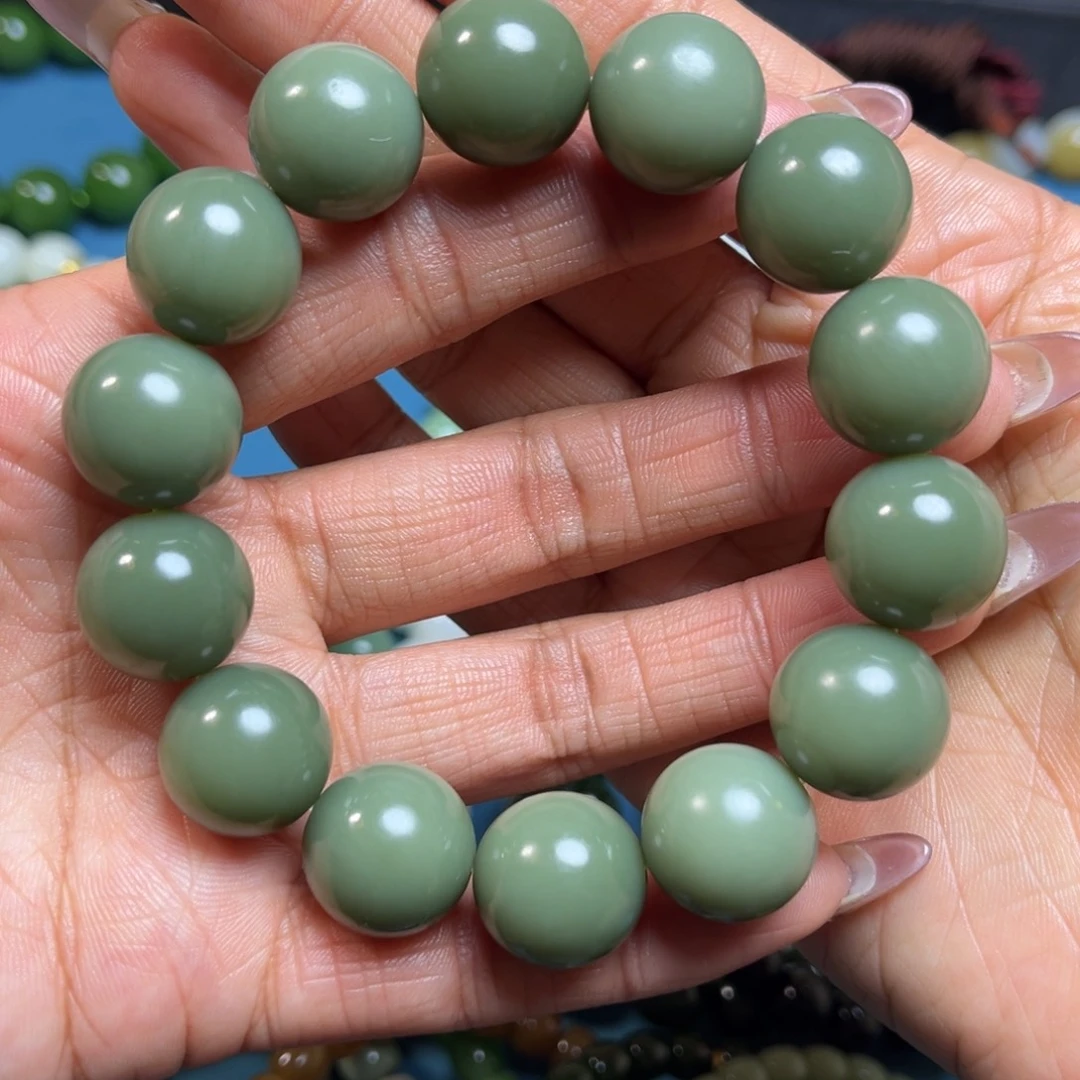 和田玉手串卡16未镶嵌