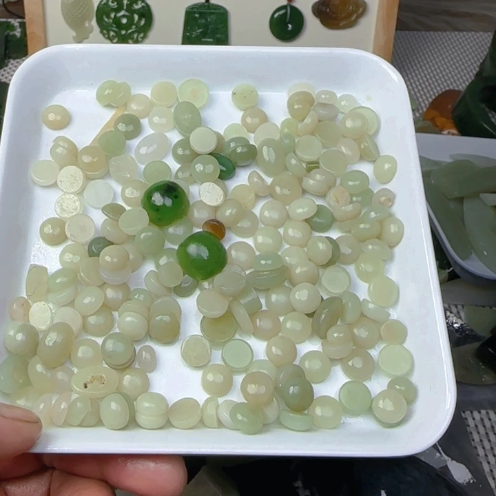 未镶嵌和田玉珠宝半成品