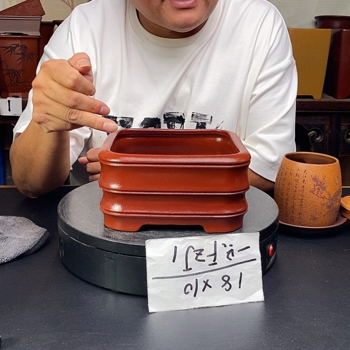 紫砂花盆货号一只FZJ1