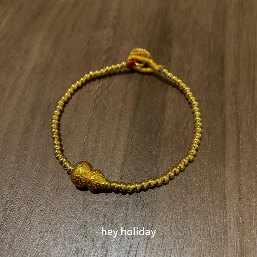 铜合金手链 葫芦手链百搭少女甜美简约