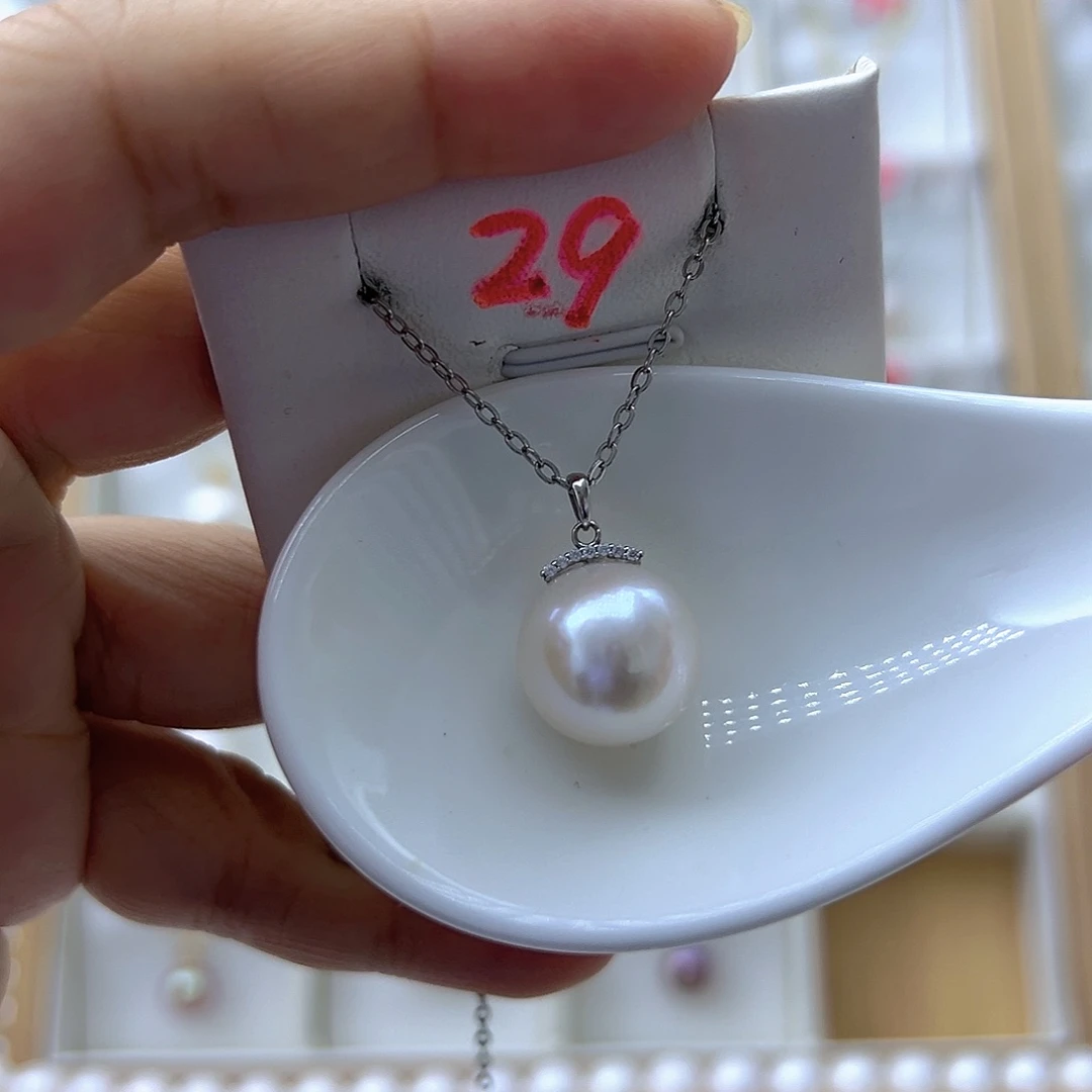 吊坠(赠链)淡水珍珠18K金镶嵌14.1