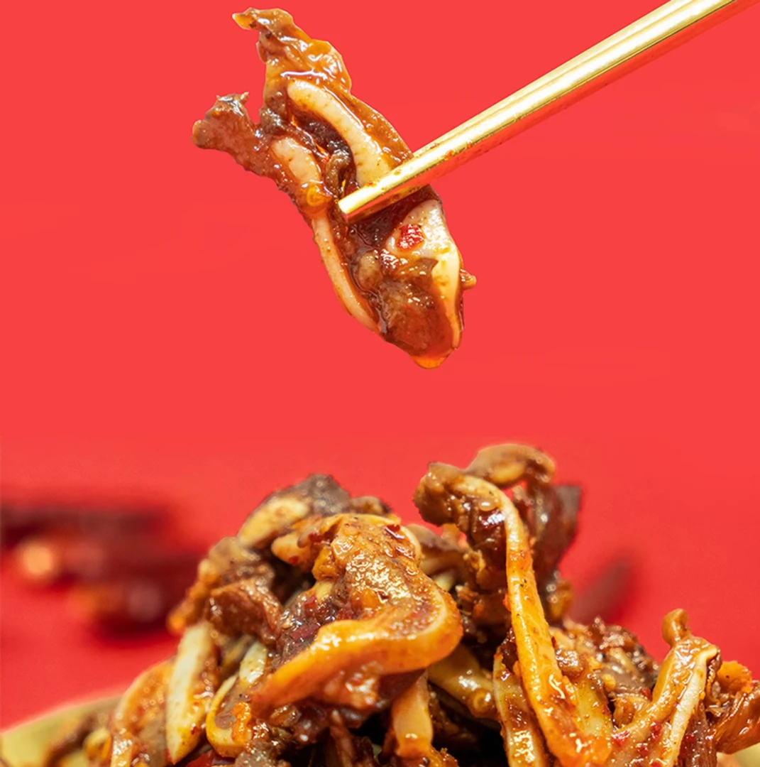 冷吃猪脆骨香辣烧烤味零食追剧下酒解馋美味小吃100g*买3袋赠2袋