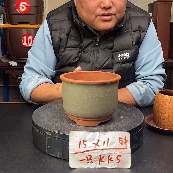 花盆紫砂货号一只KK5