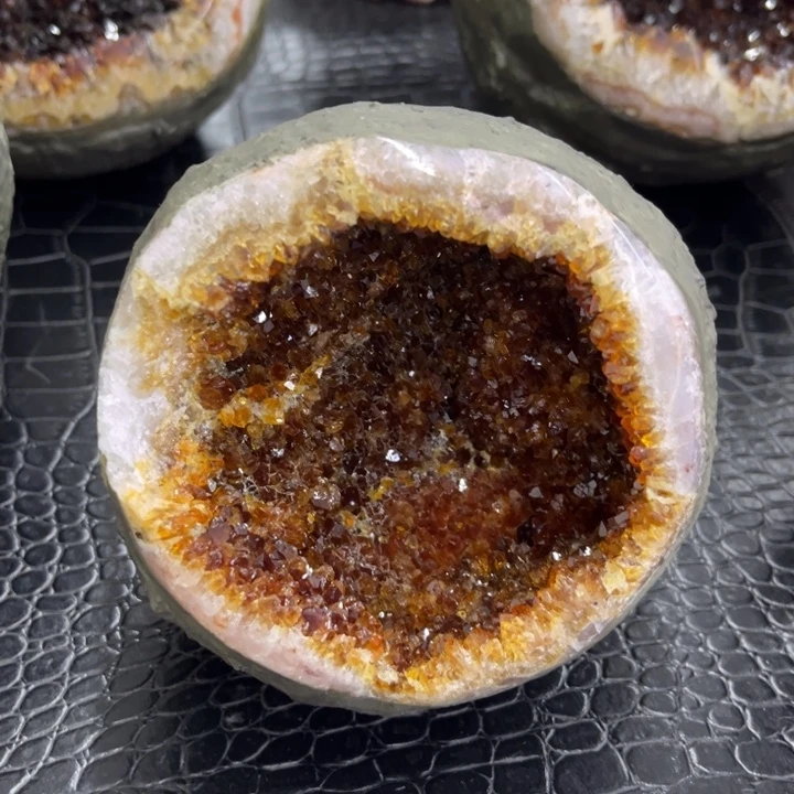 未镶嵌发饰水晶黄晶钱袋子