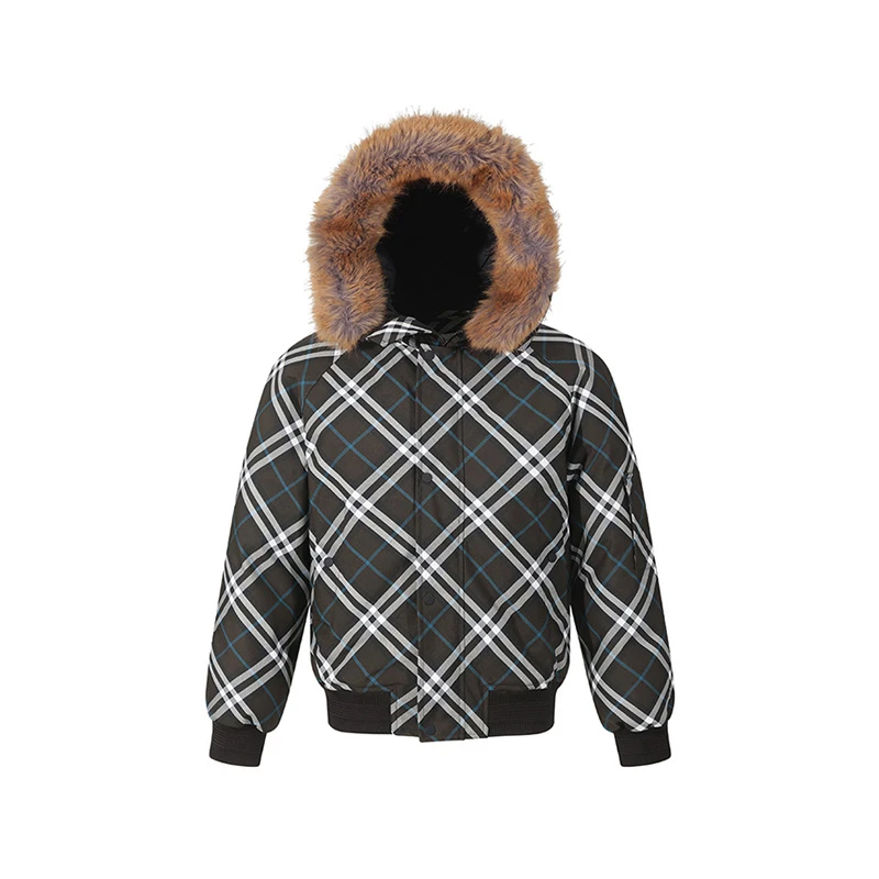 未使用 BURBERRY/博柏利 男士宽松版鹅绒羽绒服飞行夹克 80915941