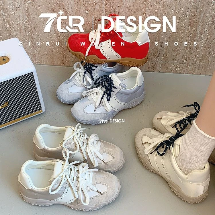 【7+QR】锻光溯影|低调奢华光泽双鞋带百搭休闲德训鞋 LXE&2025-2