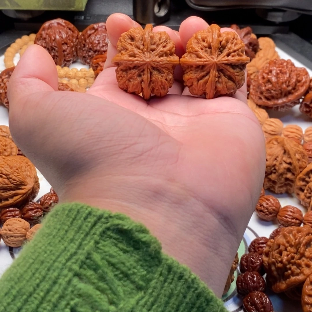 文玩核桃手串39全品雨花石正四棱