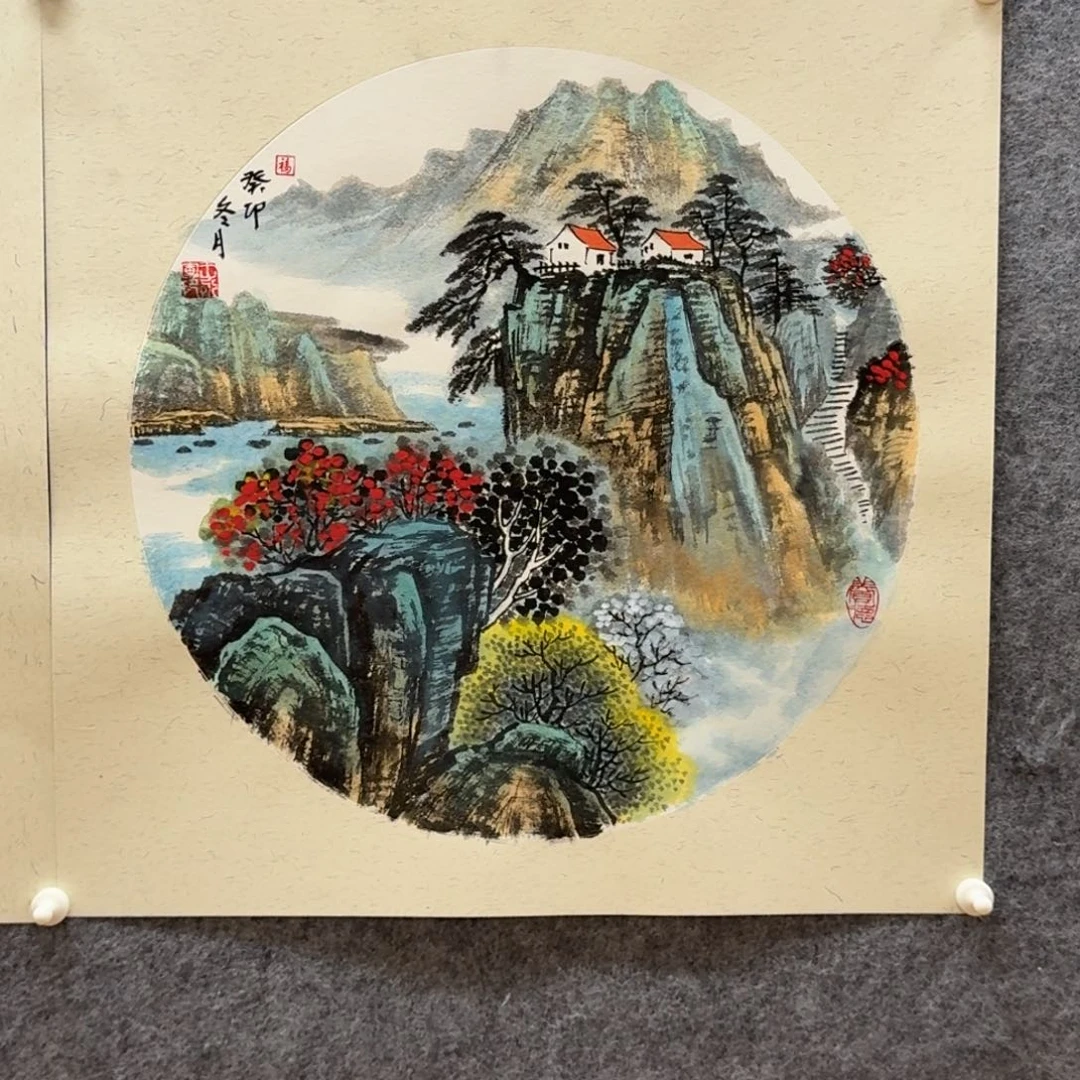 国画50斗方卡纸哈哈哈哈哈