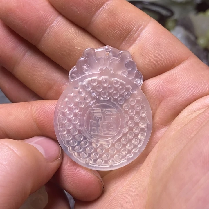 岫玉岫玉颈饰未镶嵌二*