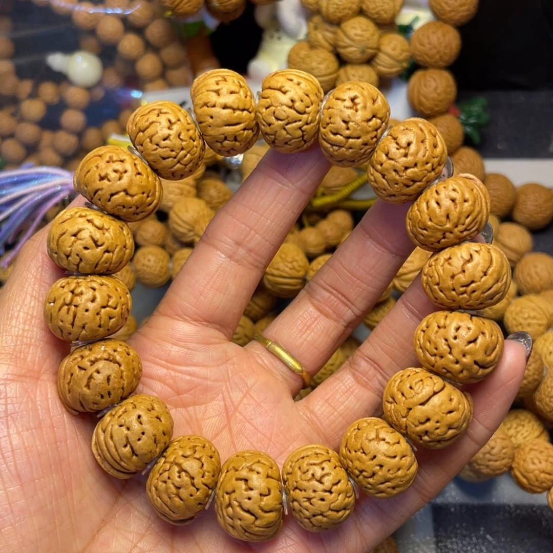 手串桃核18.8纽扣手串