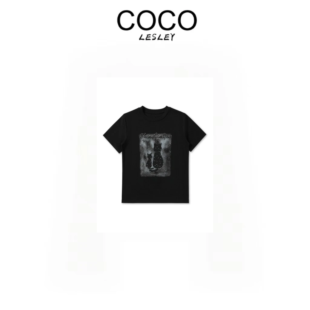 【COCO LESLEY】网红爆款夏季女装新款短袖T恤修身显瘦时尚T恤3999