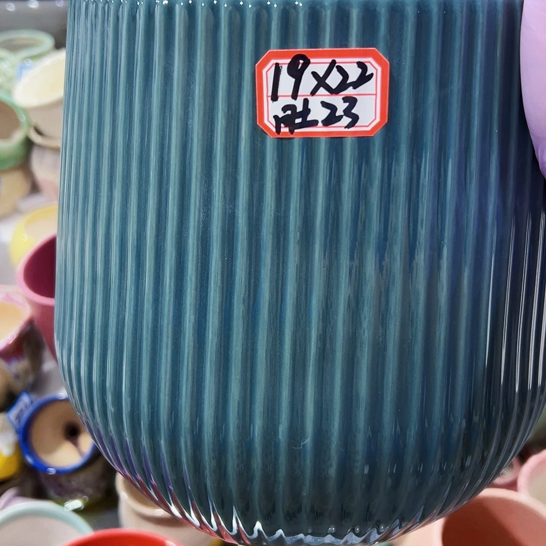 有孔外贸尾单陶瓷花盆凑单10米包邮