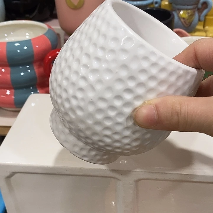 陶盆有孔 瑕疵针孔漏釉介意勿拍外高 10外口8