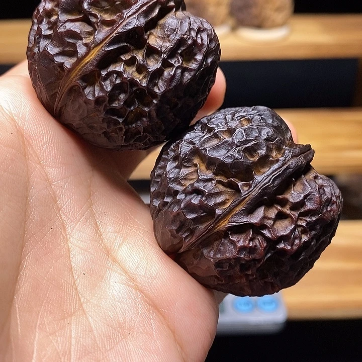 吊坠文玩核桃铁绣球42