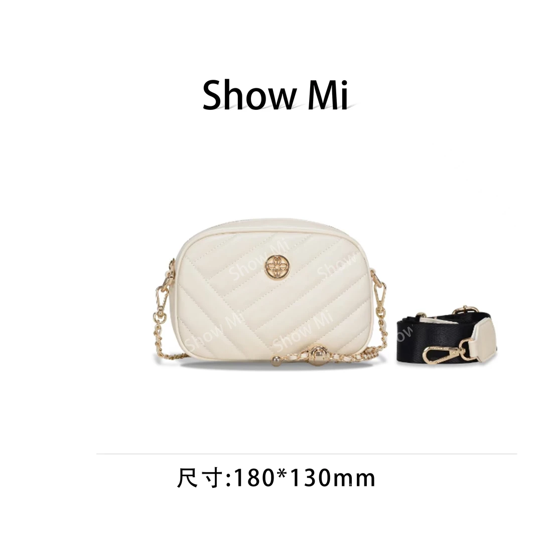 【Show Mi】相机包丨GQ-25804-米白-轻奢小众时尚百搭女士包包sm