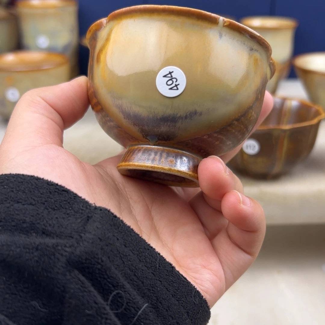 杯纯手工柴烧主人杯