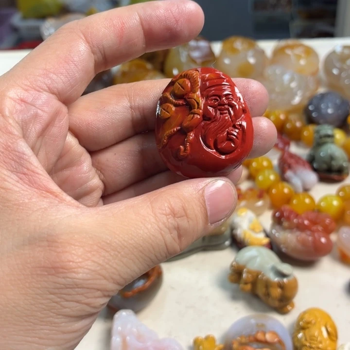 玛瑙/玉髓未镶嵌吊坠(不含链)