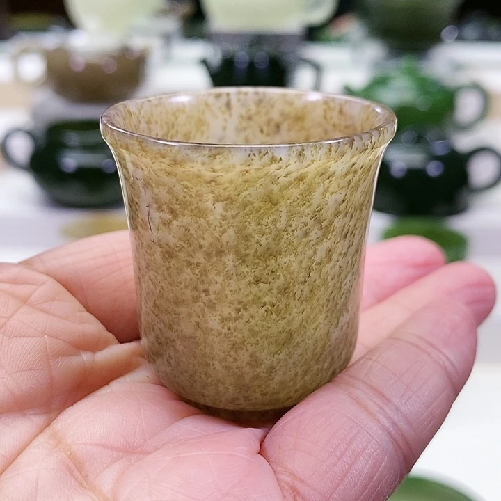 未镶嵌和田玉挂件茶杯40ml