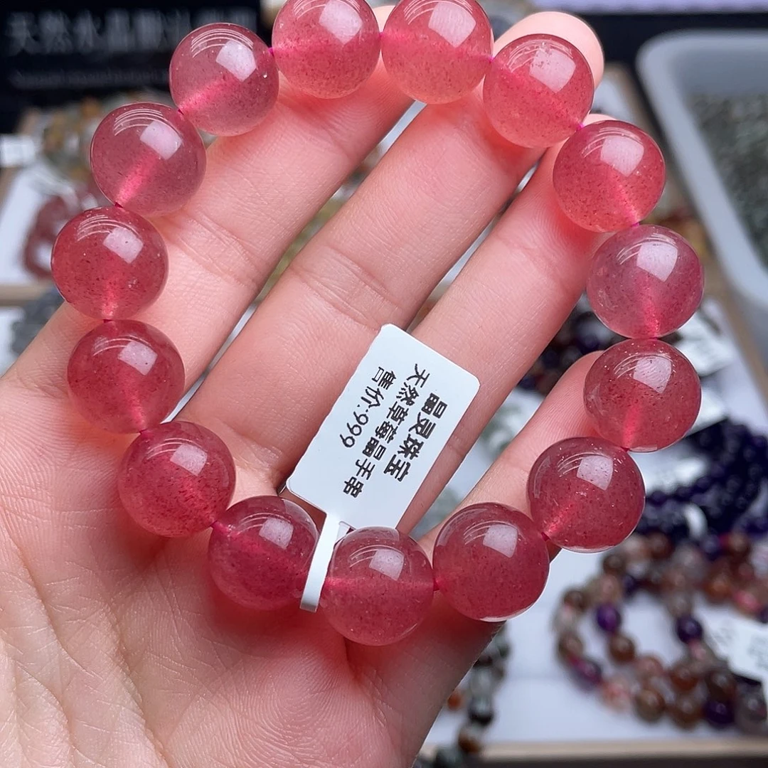 水晶手串未镶嵌天然