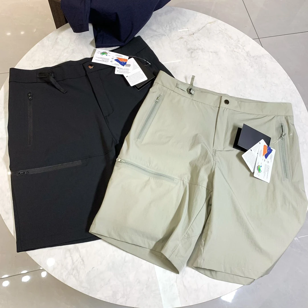 茑+25新款立体剪裁 四面高弹力 轻量化速干户外软壳薄短裤男款!