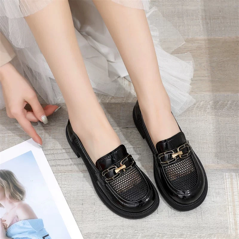 断码专拍   乐福鞋女夏季网纱透气女鞋