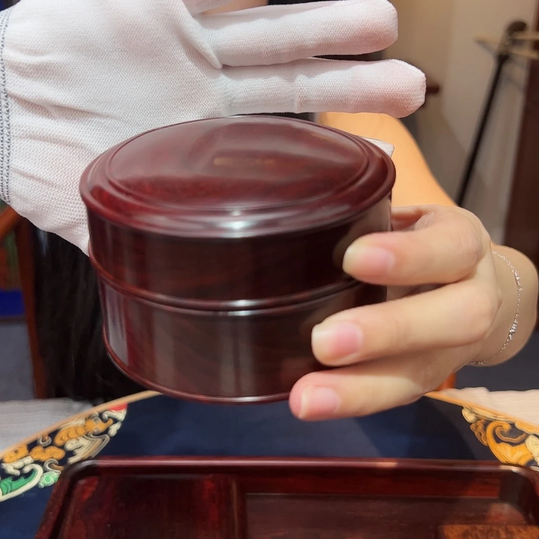 紫檀木类成套家具紫檀一木挖高级圆盒