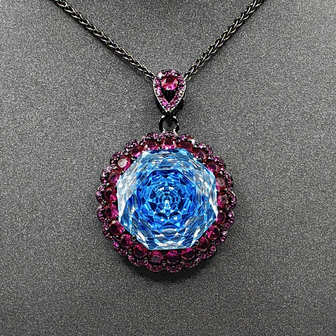 吊坠【蓝色】精美大气百搭吊坠SS-1178