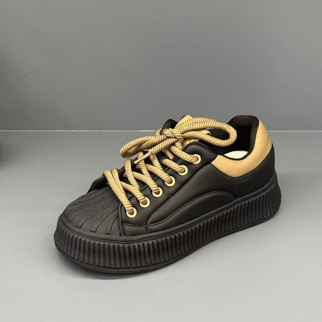 「Qan'h千合女鞋」•贝壳头饼干 百搭时尚低帮软底休闲女鞋 （2306）