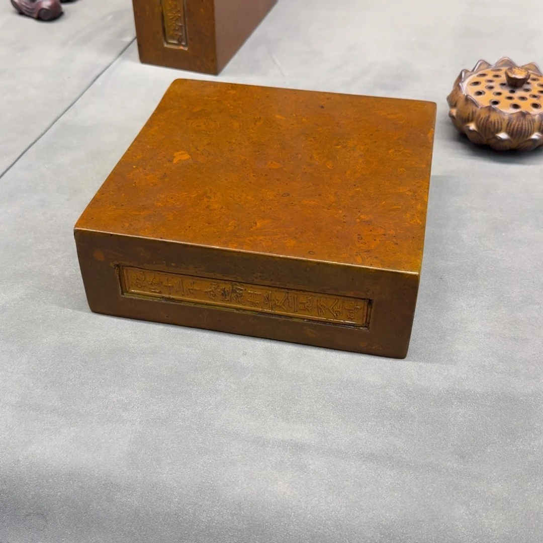 砖雕20-20-6 老料金砖 古铜色