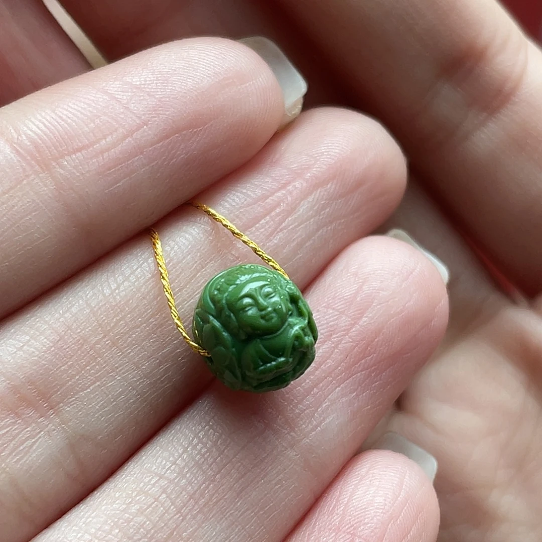 绿松石未镶嵌项链