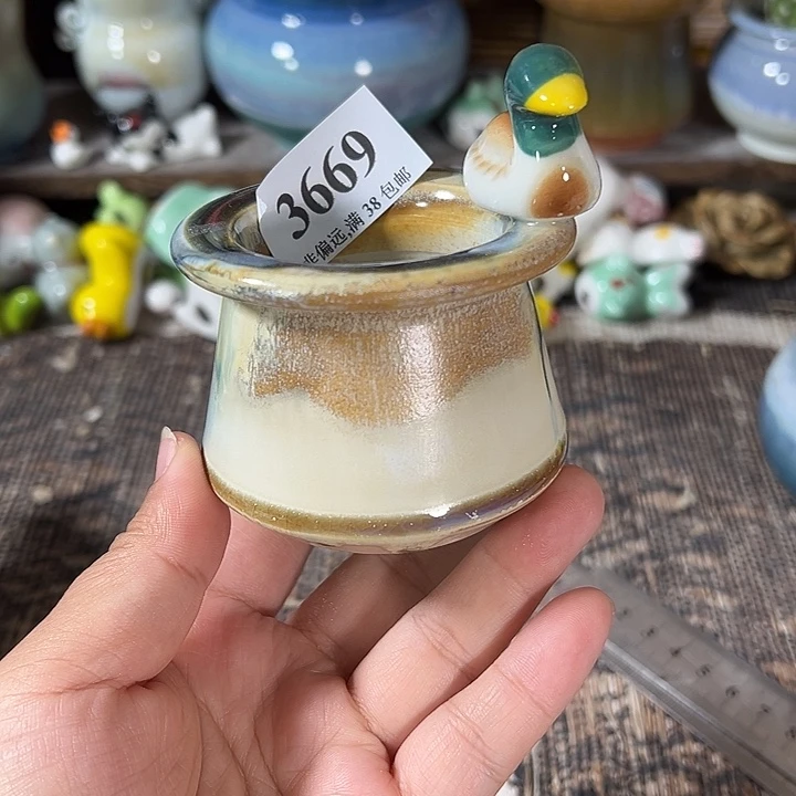 口5 手工花盆满30包邮