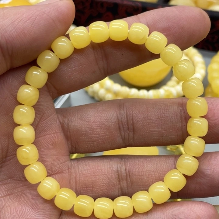 裸石琥珀未镶嵌手串