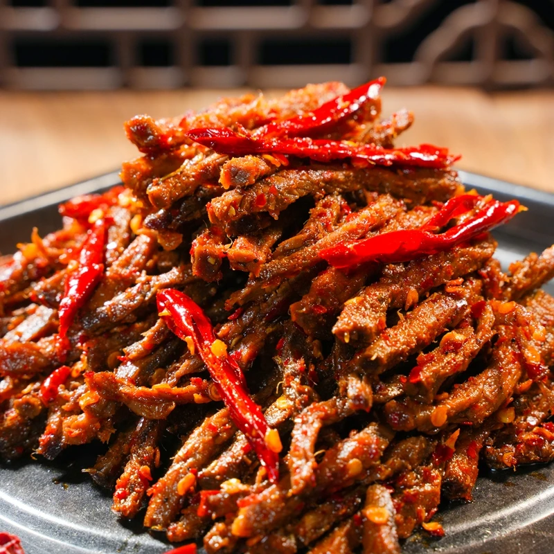 重生阿杰麻辣冷吃牛肉四川特产牛肉干即食小吃网红零食卤味熟食