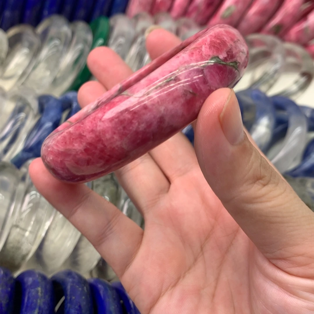 蔷薇辉石未镶嵌手镯