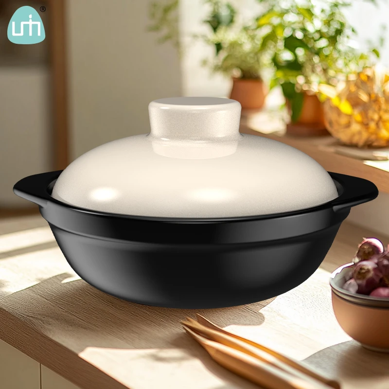 【自营】加高款干烧锅耐热陶瓷砂锅耐高温干烧煲仔炖菜啫啫煲砂锅