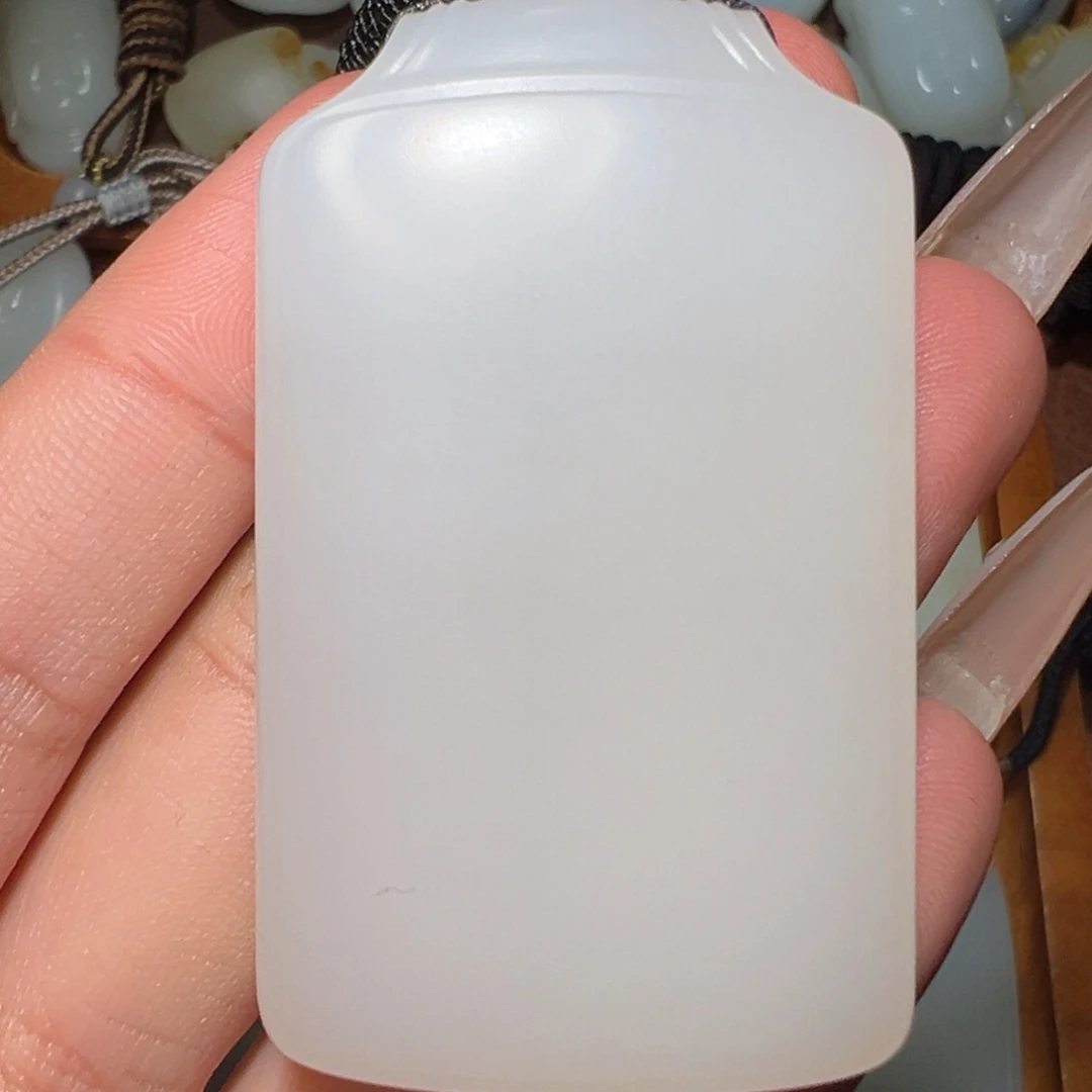 蛰***伏和田玉未镶嵌挂件