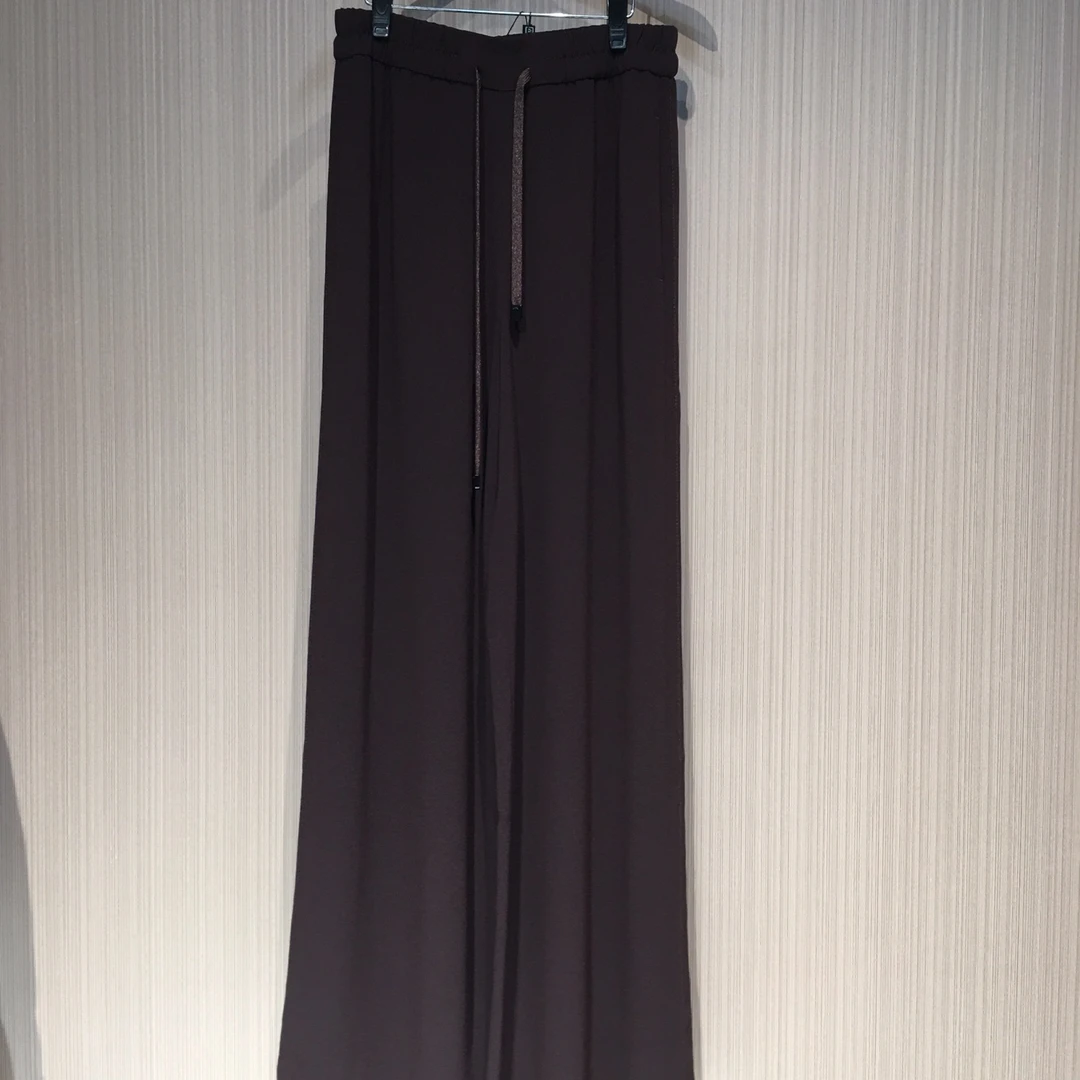 女装咖色松紧腰巴黎裤1100437-63013