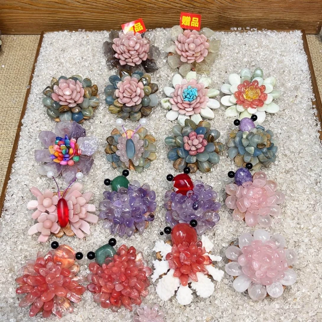 顽***)松塔干花摆件永生花