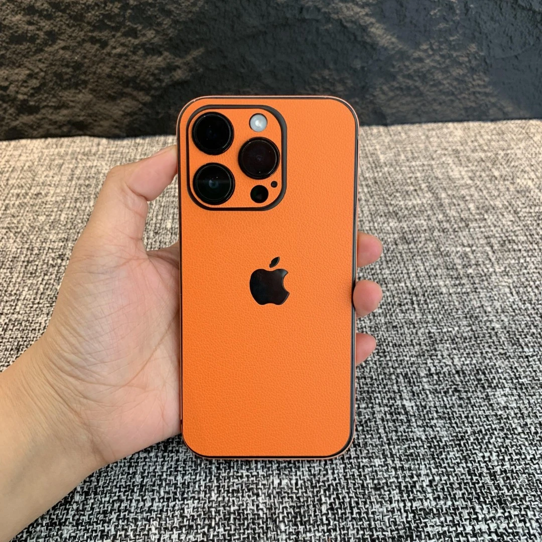 苹果手机全包背膜，定制款素皮背膜，背膜和侧边全包膜 ，