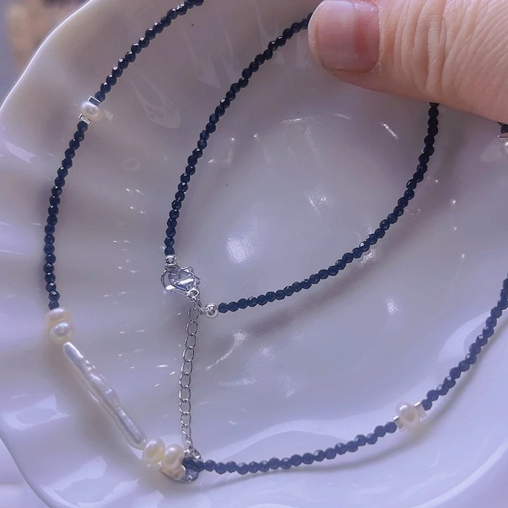 淡水珍珠颈饰合金