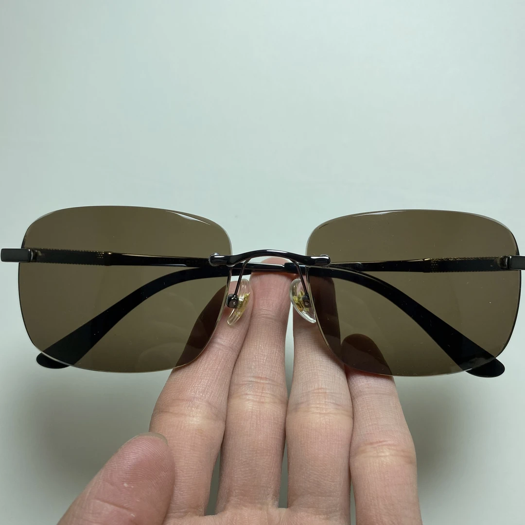 纯天然八百弯茶水晶方圆款老石头镜